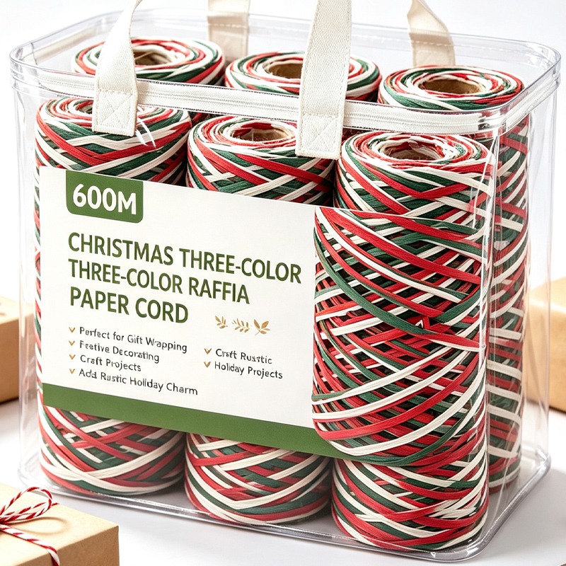 Papercraft Supply Ribbon - 150/600M ラフィア紙リボン サンハット ビーチバッグ 紙糸 クラフト