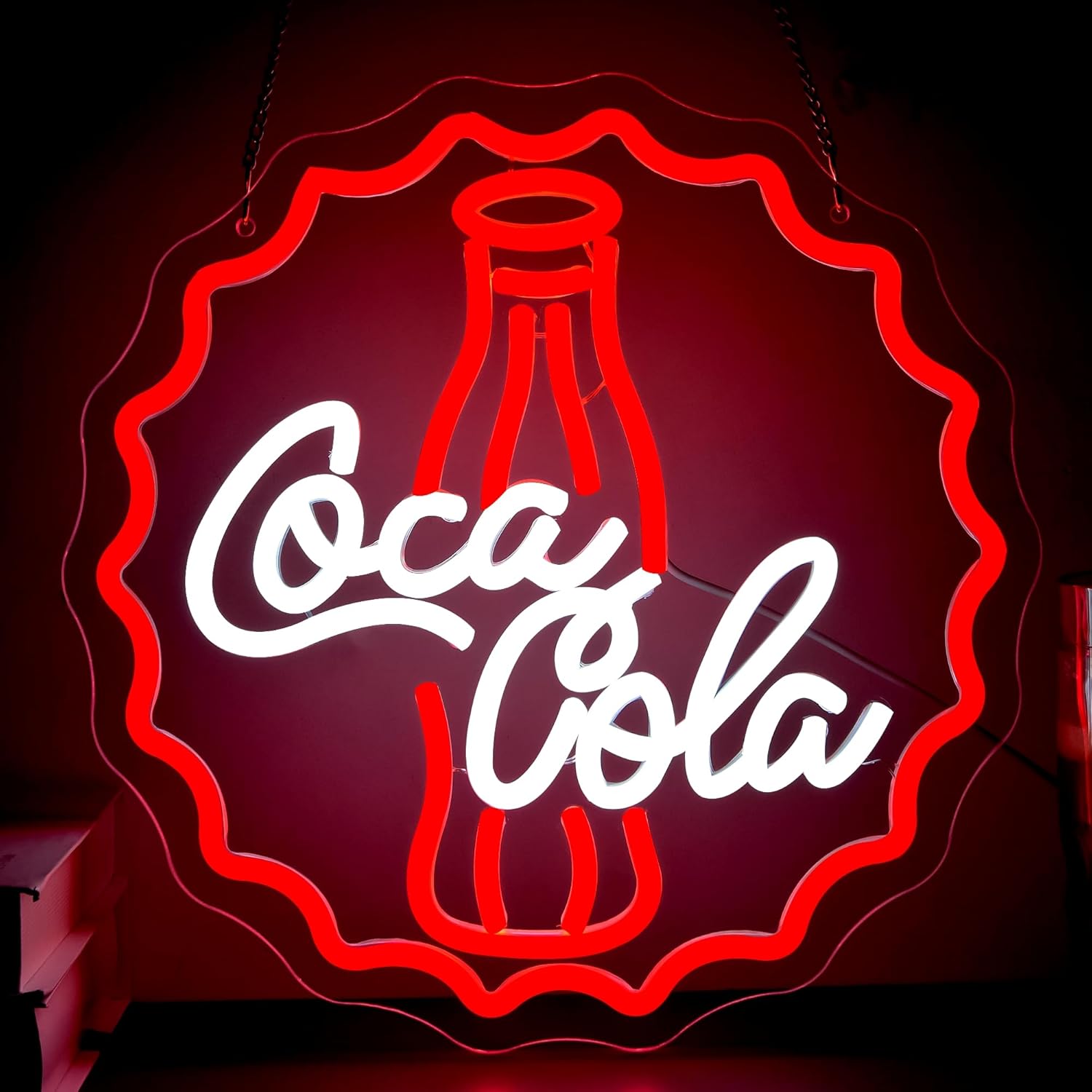 Neon Sign Party - コーラネオンサインアートウォールライトUSB LEDネオンライトバー、レストラン、クラブ、パーティー、寝室の装飾用、カスタマイズギフト