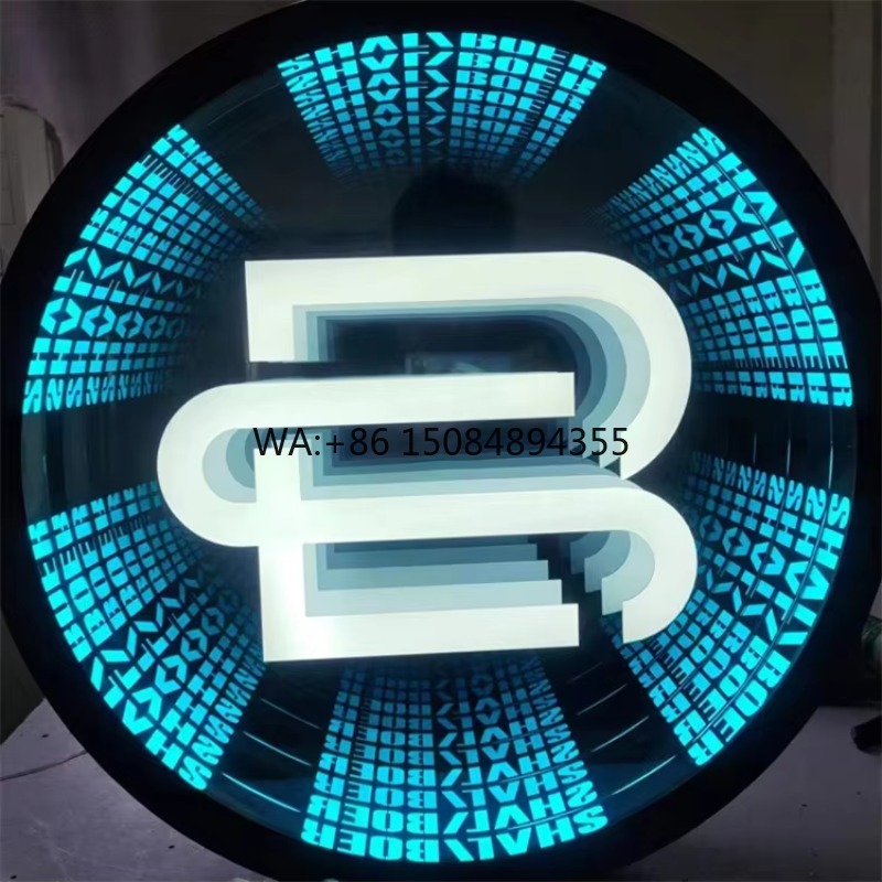 Neon Sign Party - 無料デザインのカスタマイズ可能なマジックインフィニティミラーLEDネオンサイン、パーティーイベント、結婚式の装飾に