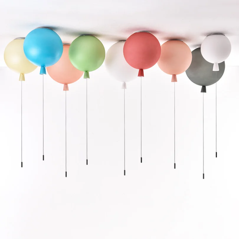 クリエイティブなバルーン型シーリングランプ,室内照明,装飾シ - Led Balloon Light のレビューと価格