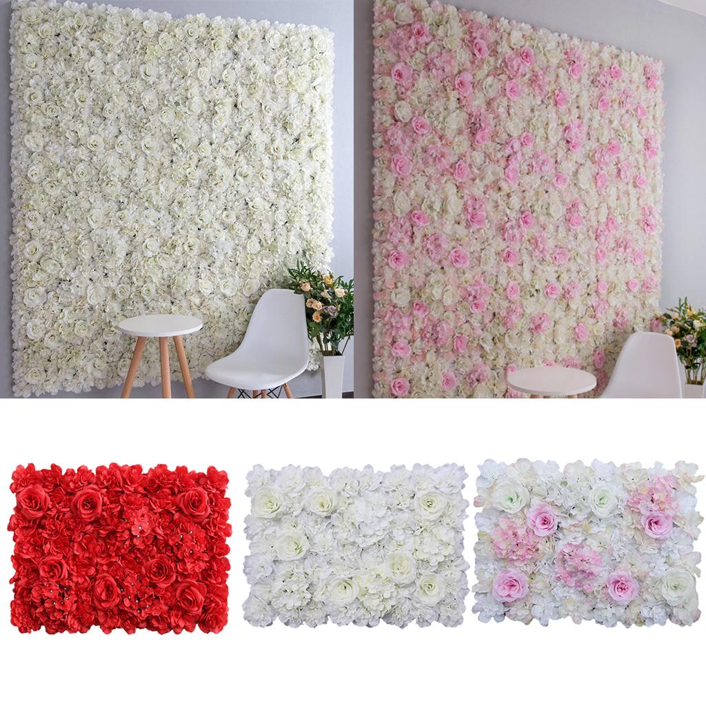ロマンチックな人工ウェディングフラワーパネル、結婚式会場のフ - Flower Wall Panel のレビューと価格