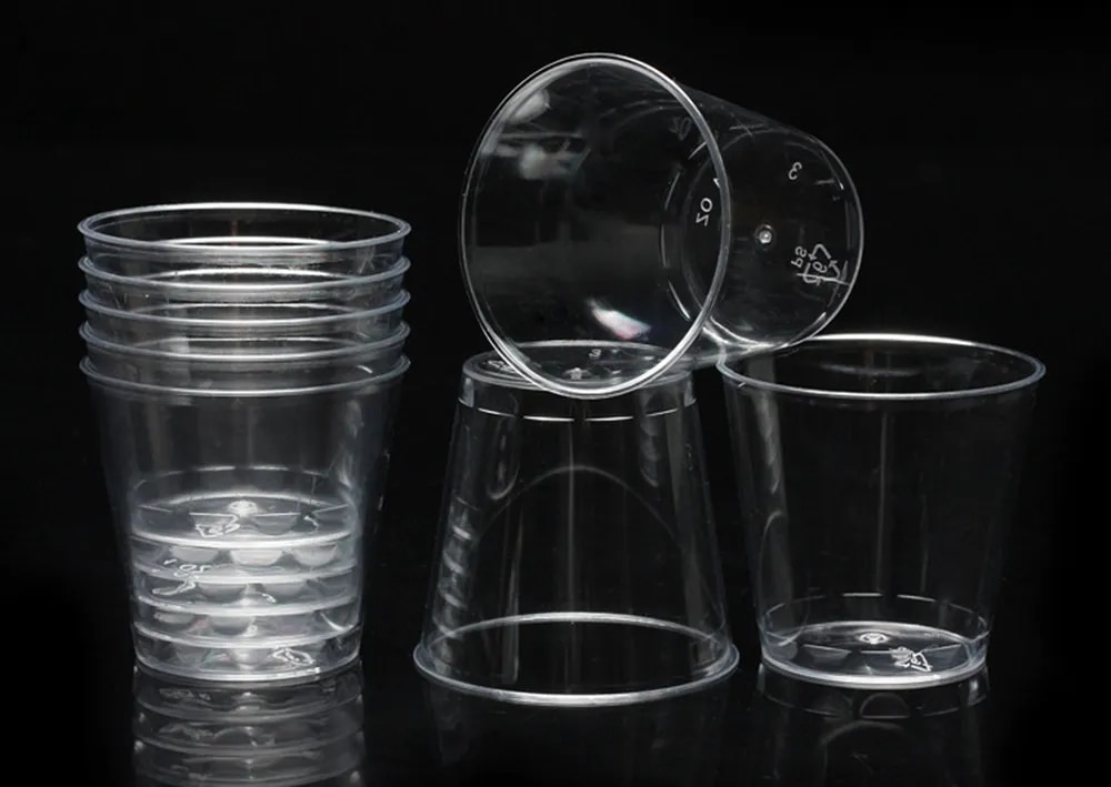 50 個 30 ミリリットル新しい使い捨て透明プラスチックカ - Plastic Cup 50Pcs のレビューと価格