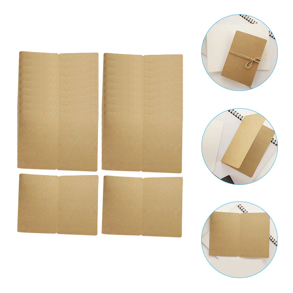 20枚入りラスティック無地カード クラフト紙 DIY手作りウ - Papercraft Supply Invitation のレビューと価格
