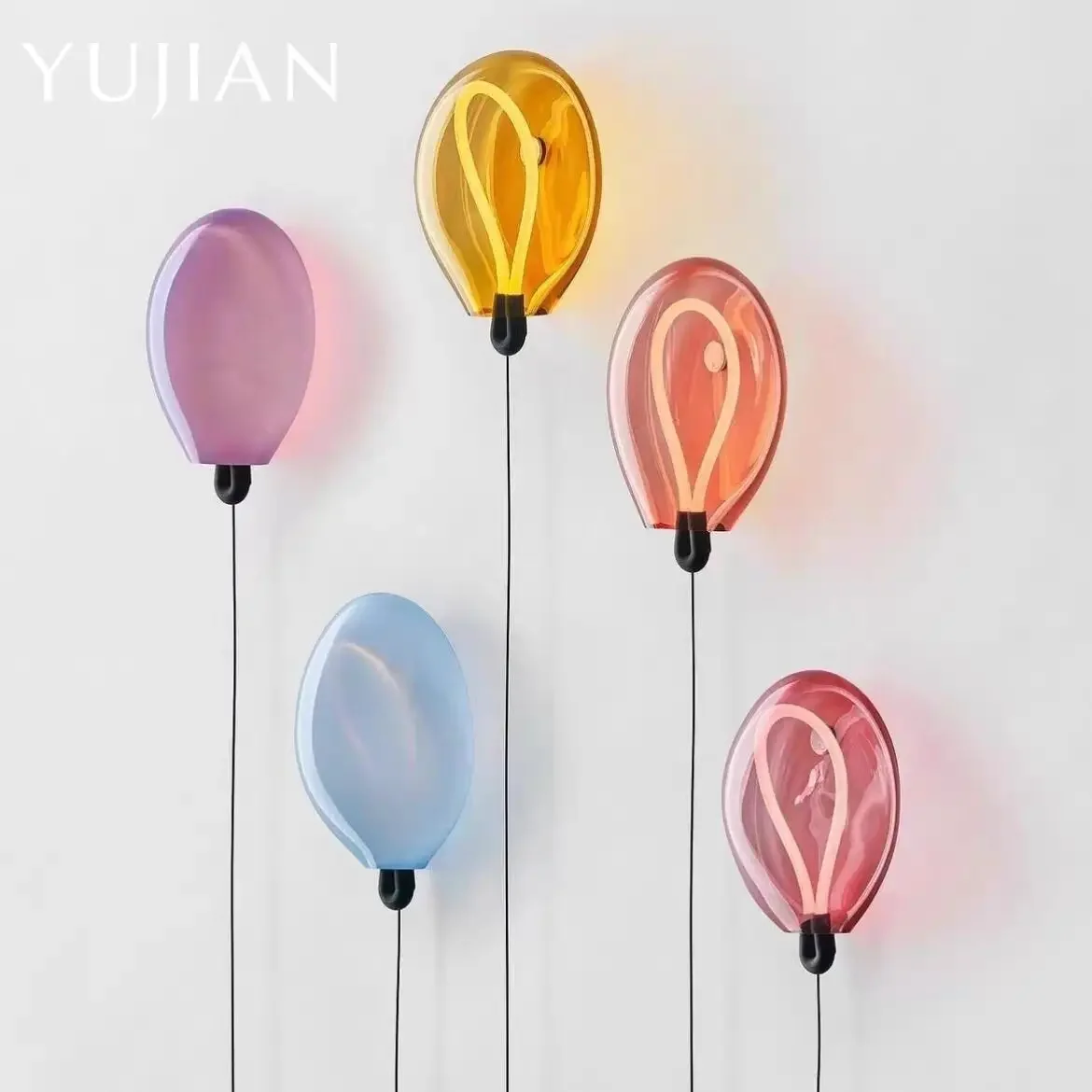 オランダのクリエイティブファッションカラフルなガラスバルーン - Led Balloon Light のレビューと価格