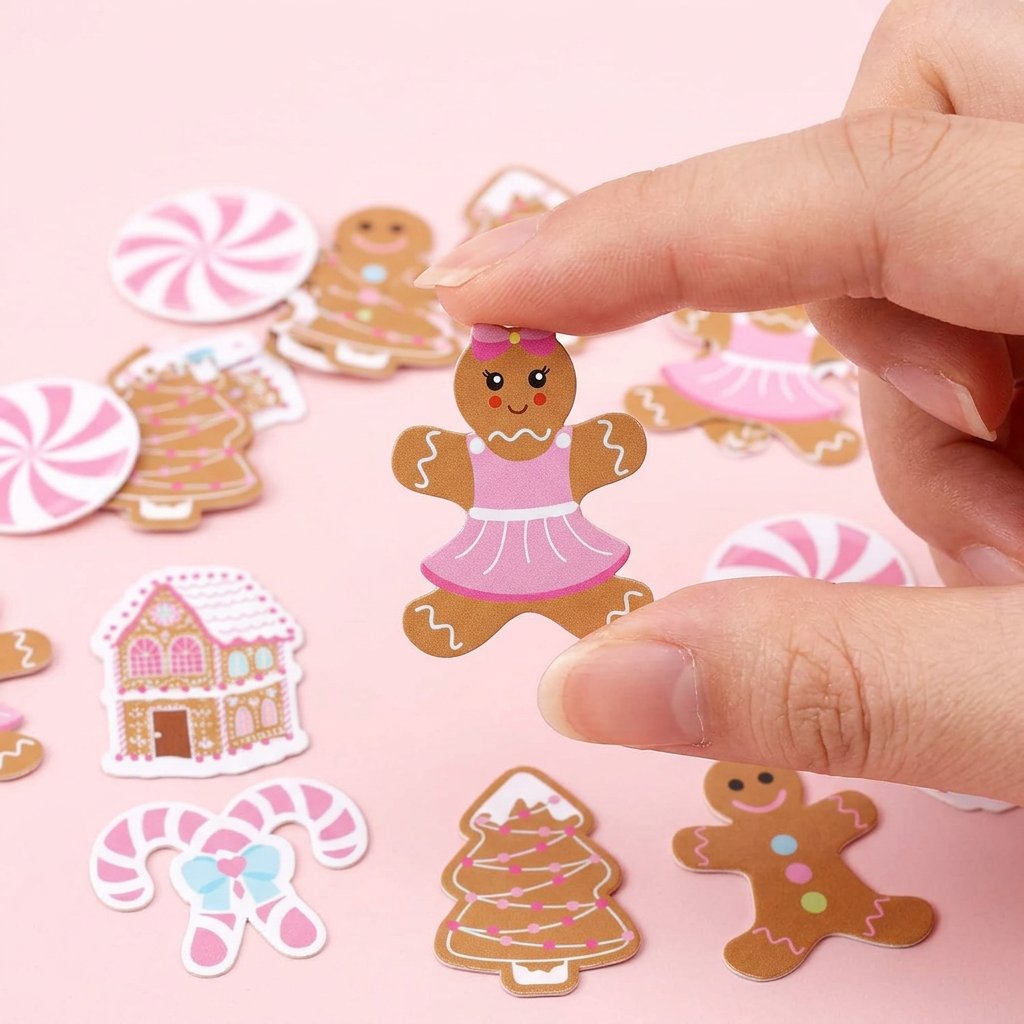 330個入り ピンクジンジャーブレッド クリスマスコンフェッ - Papercraft Supply Confetti のレビューと価格