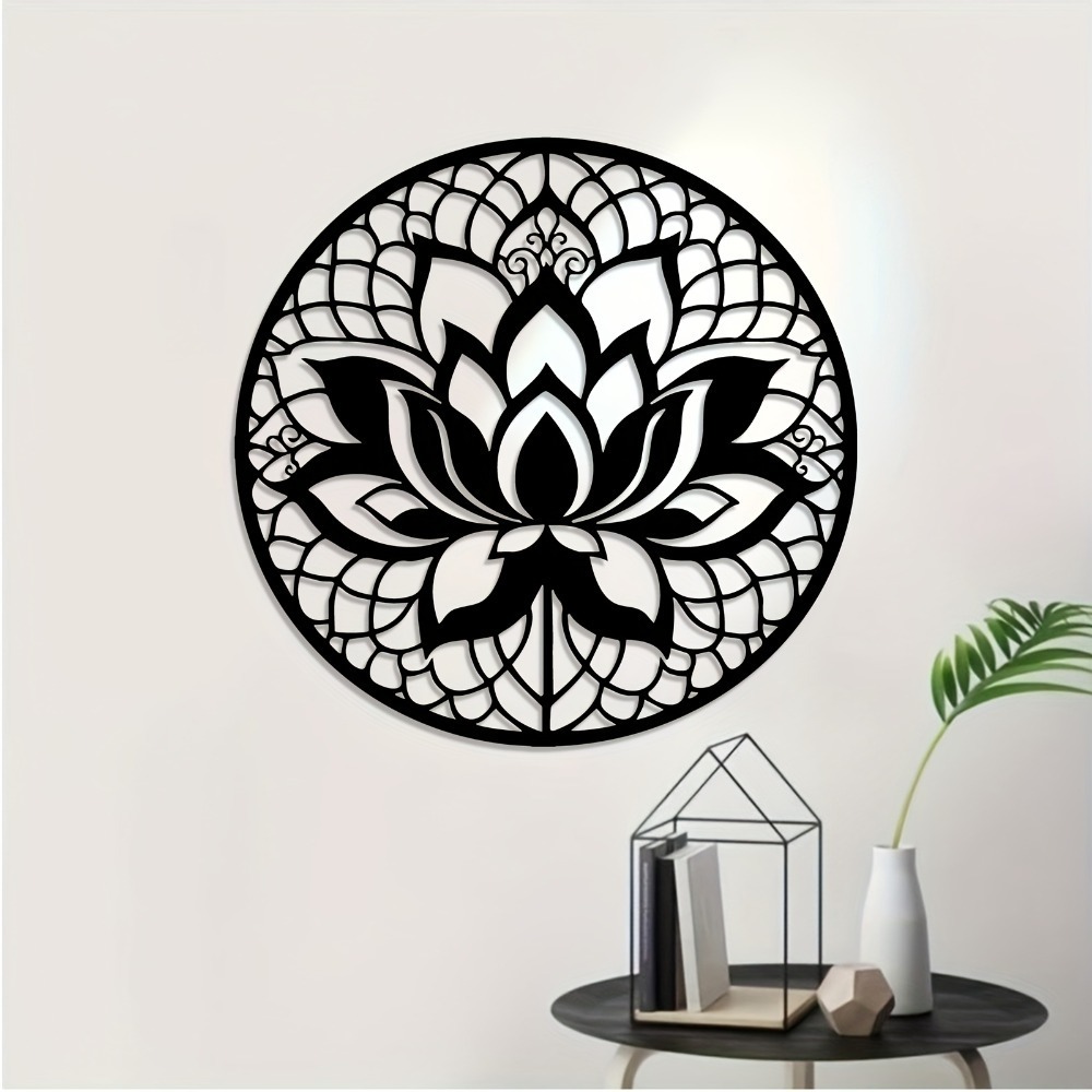 ルミホメタルウォールアート蓮の花2Dフラットアルミパネル装飾 - Flower Wall Panel のレビューと価格
