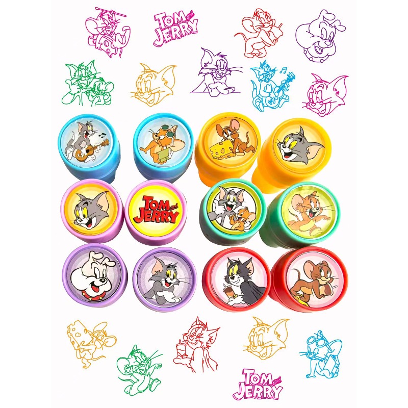 ホットキュートな漫画トムとジェリーのスタンプ、パーティーの記 - Party Favor Bag のレビューと価格