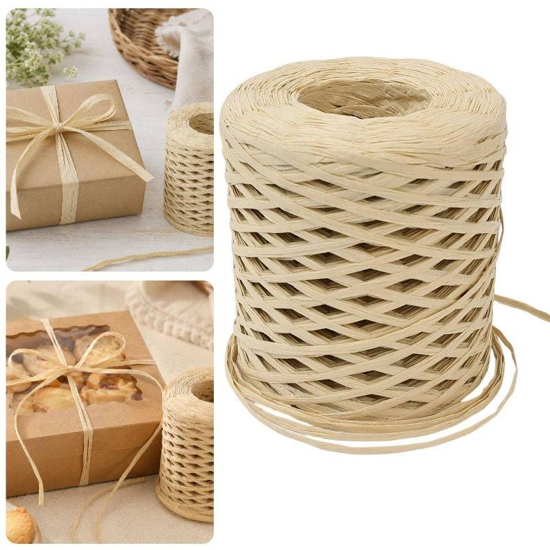 レトロペーパークラフトリボン包装紙紐糸ニットペーパーロープD - Papercraft Supply Ribbon のレビューと価格