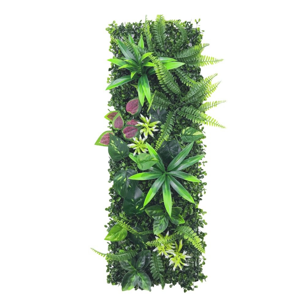 DIY人工植物壁パネルフラワー75x25cm人工ユーカリカー - Flower Wall Panel のレビューと価格
