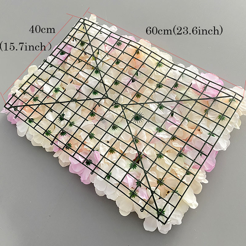 造花壁パネル,偽物の花,誕生日,クリスマスの装飾,紫,ピンク - Flower Wall Panel のレビューと価格