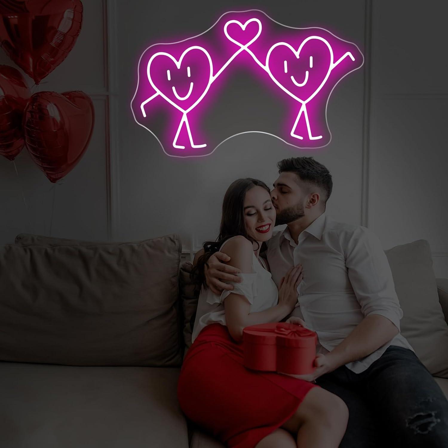 ラブネオンサイン USB調光可能LEDネオンライト 結婚式  - Neon Sign Party のレビューと価格