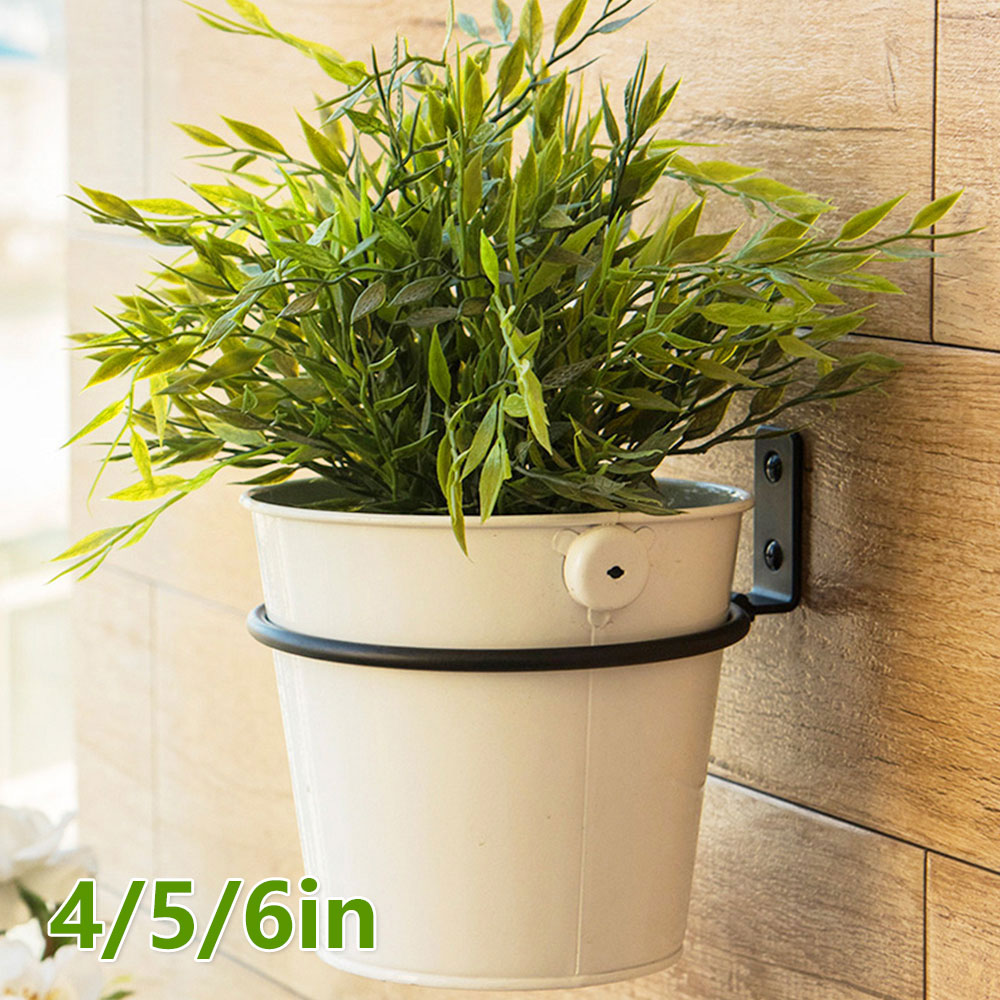 植木鉢トレイ壁掛けポットリングホルダー金属プランターフックハ - Flower Wall Panel のレビューと価格