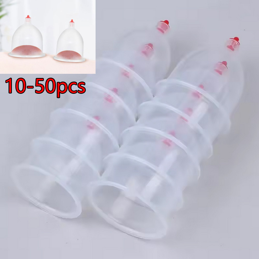 10-50 個 2 サイズポータブルカッピングカップマッサー - Plastic Cup 50Pcs のレビューと価格