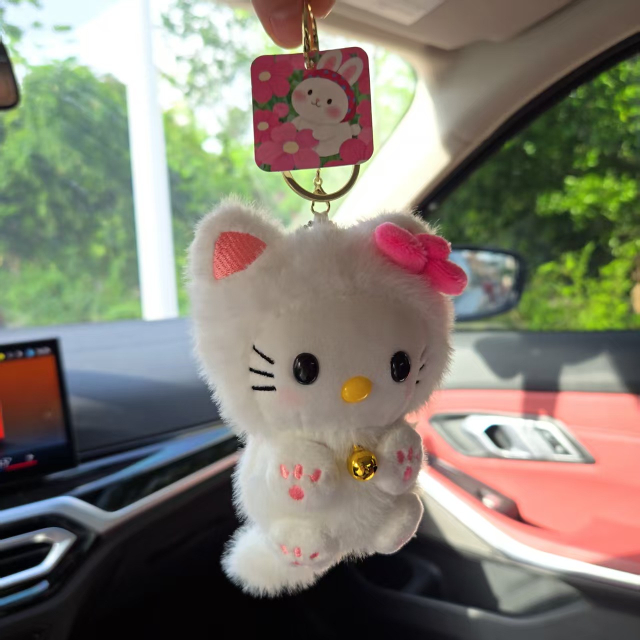 かわいいハローキティベル猫ペンダント、猫の装飾品、車のペンダ - Event Supplies のレビューと価格