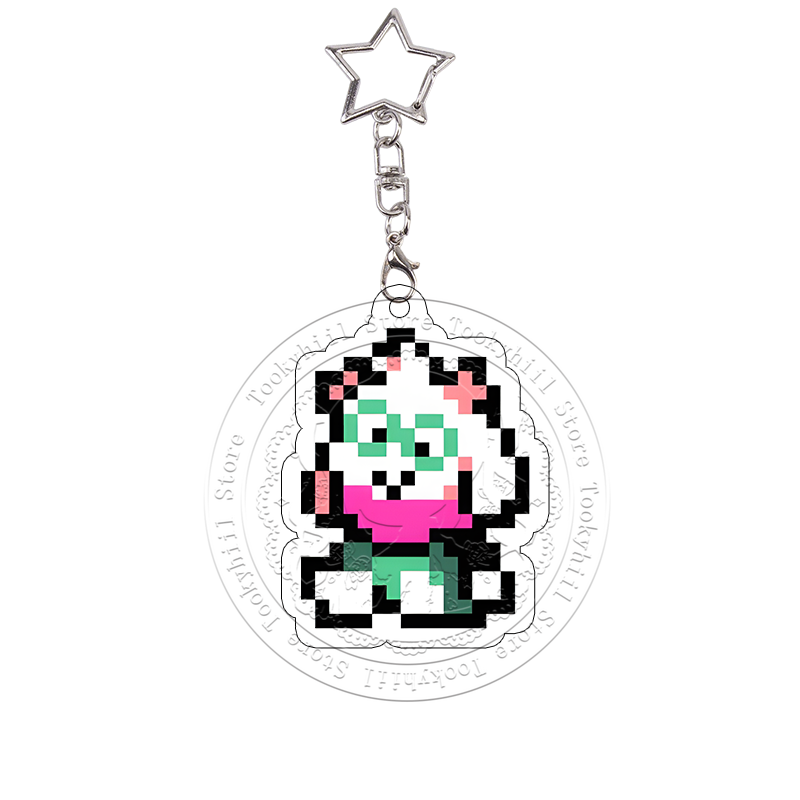 ピクセルデルタルーンアクリルキーホルダーバッグデコレーション - Event Supplies のレビューと価格
