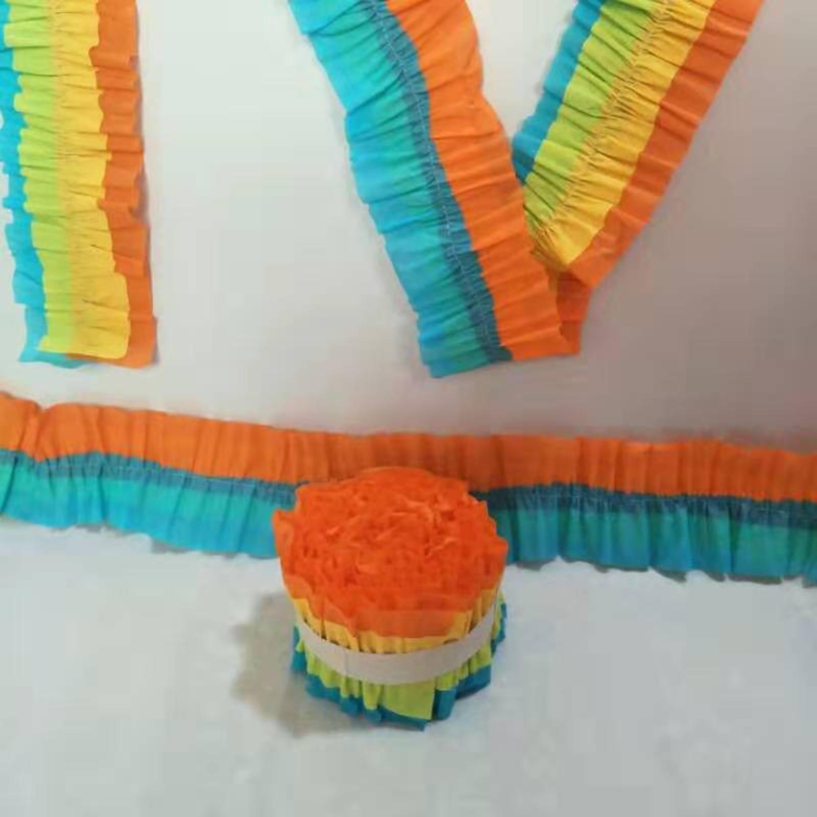 2 ピースしわ紙ロールクレープ紙ストリーマーウェディングパー - Papercraft Supply Ribbon のレビューと価格